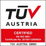 Bolla Certificazione TUV Austria ISO 9001
